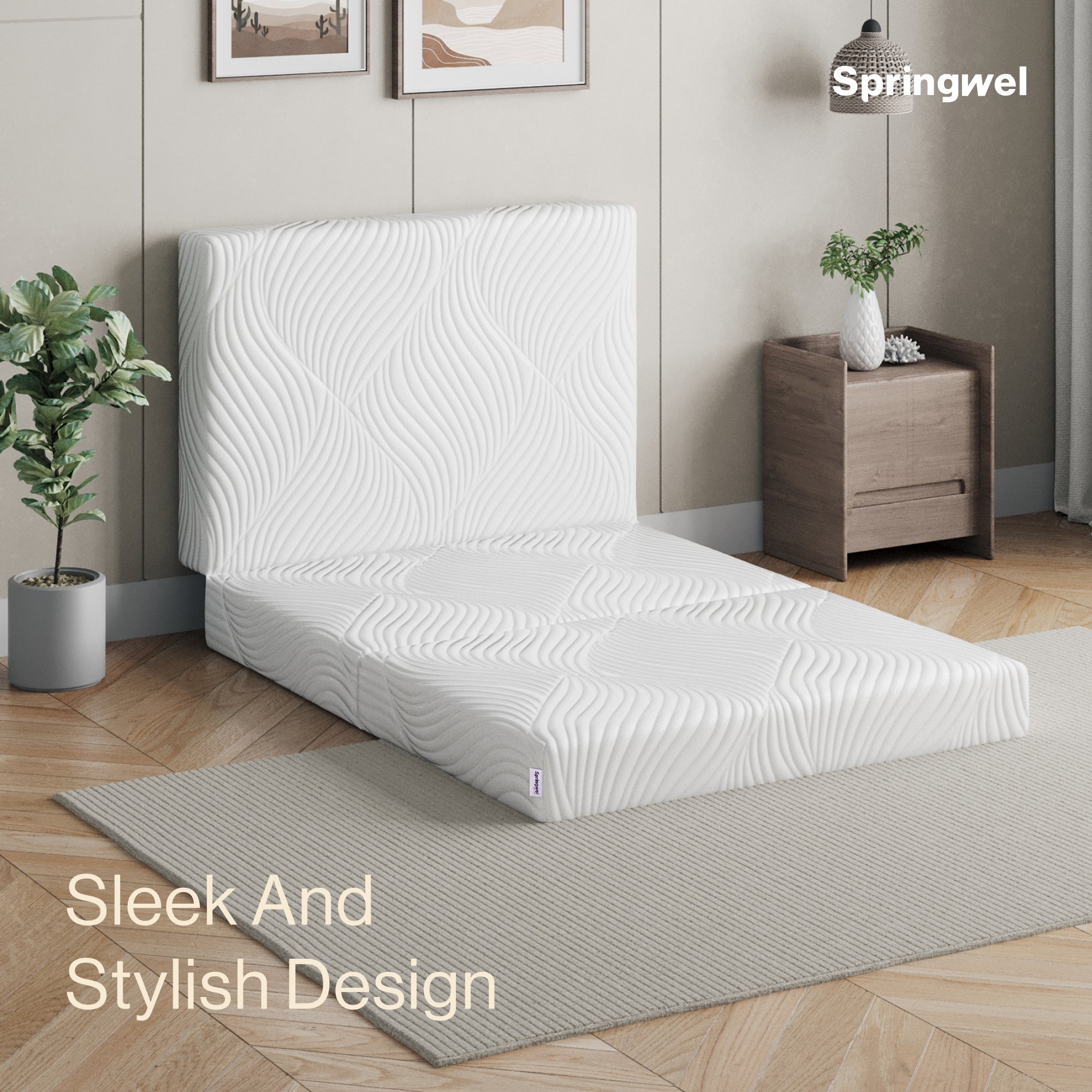 Tri-Fold Portable Mattress