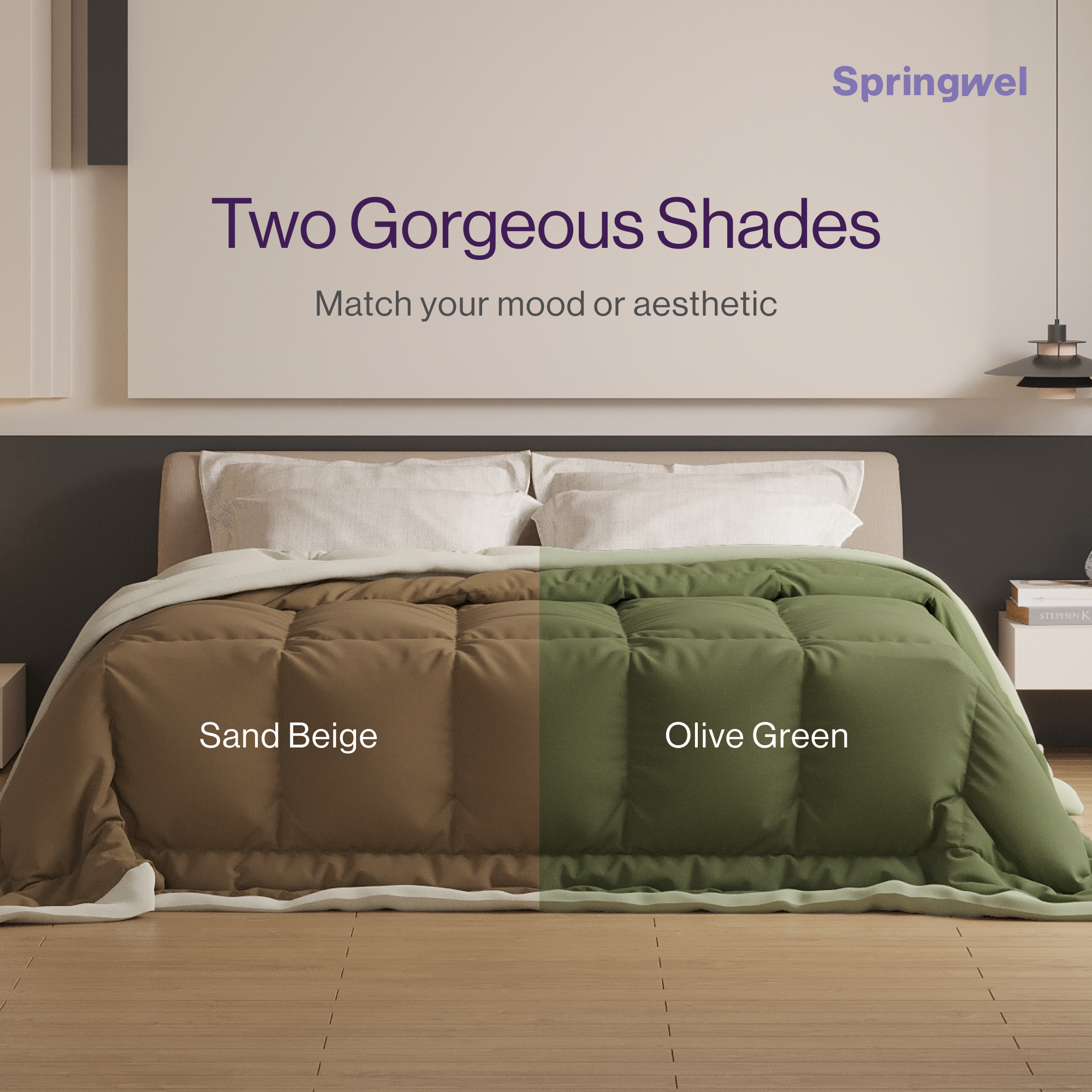 All-Season Comforter (Biege)