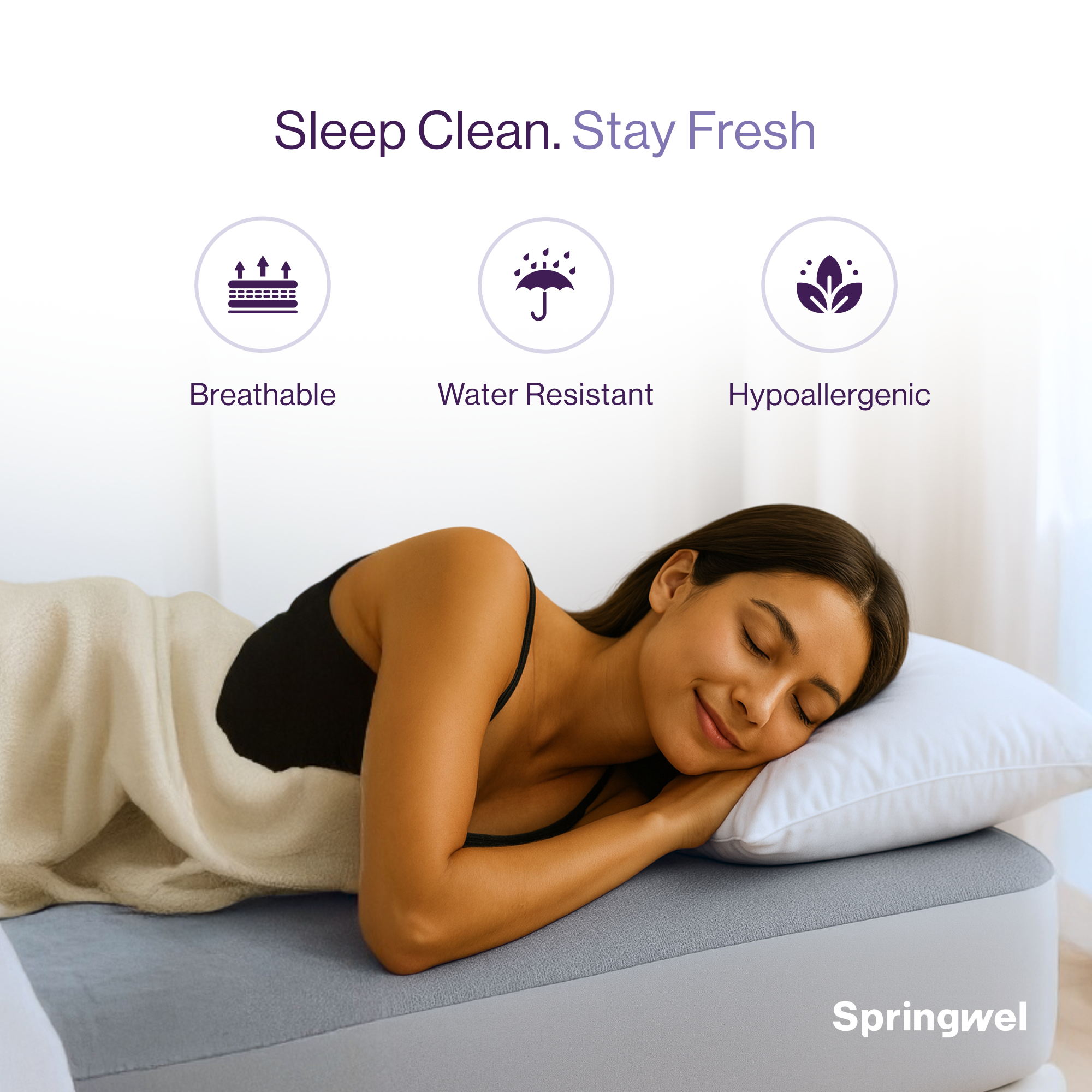 100% Water Resistant Mattress Protector
