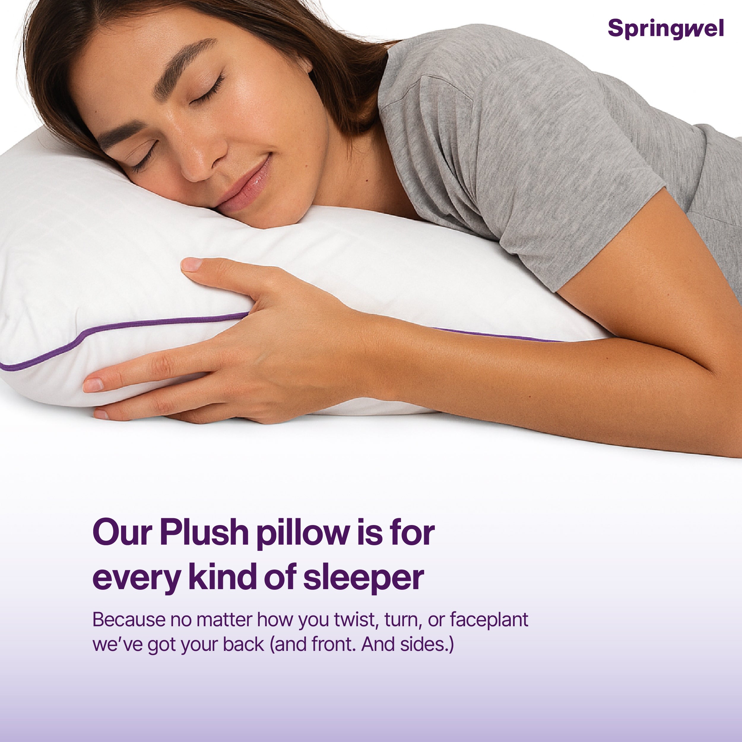 Plush Microfiber Pillow (27x17) - Set of 2