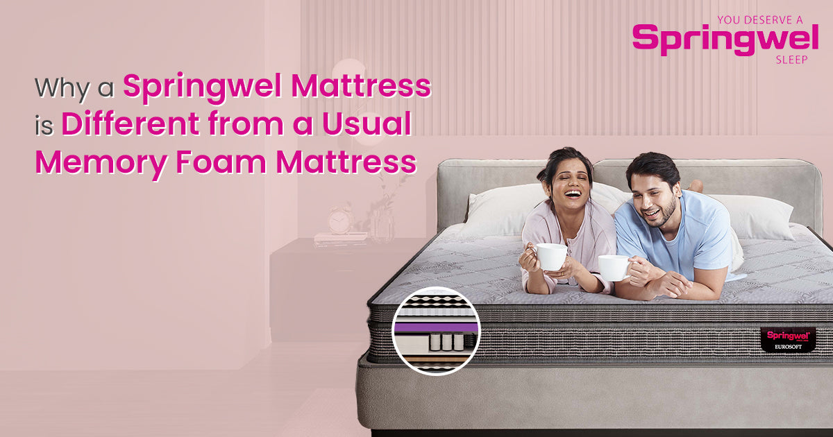 Why a Springwel Mattress is Different from a Usual Memory Foam Mattress