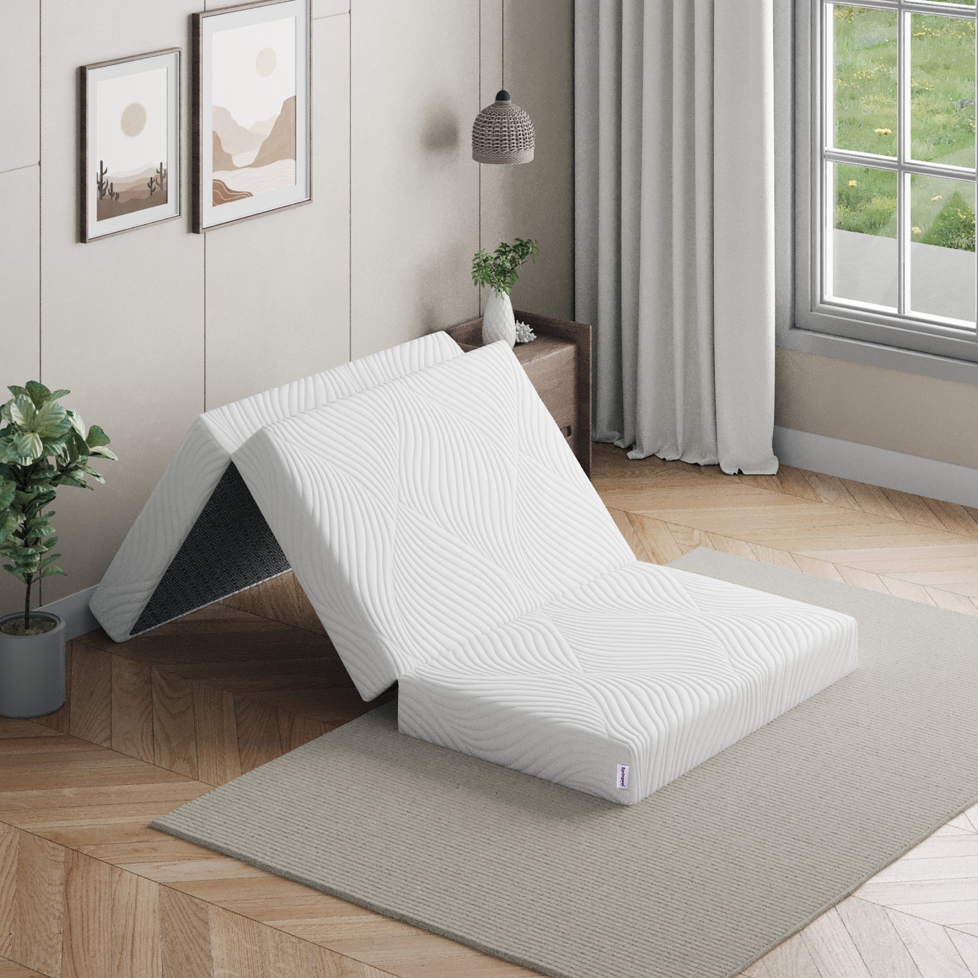 Tri-Fold Portable Mattress
