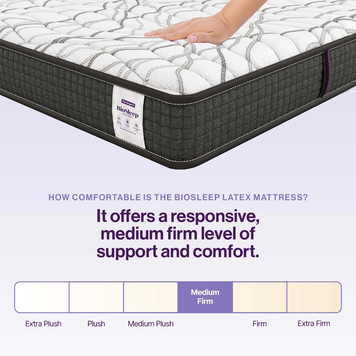 BioSleep 100% Natural Latex Mattress