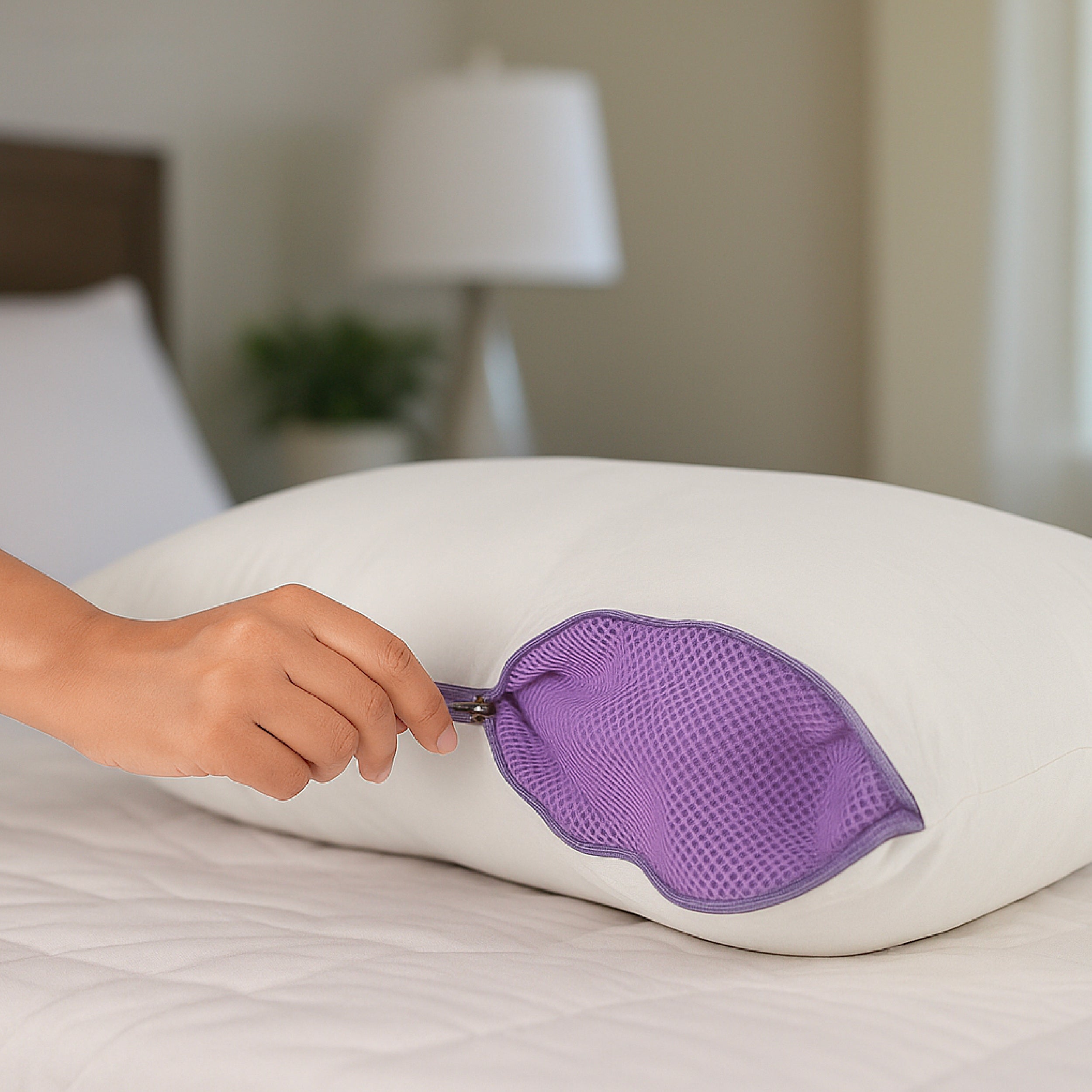 Flexi Height Adjustable Microfibre Pillow (27x17)